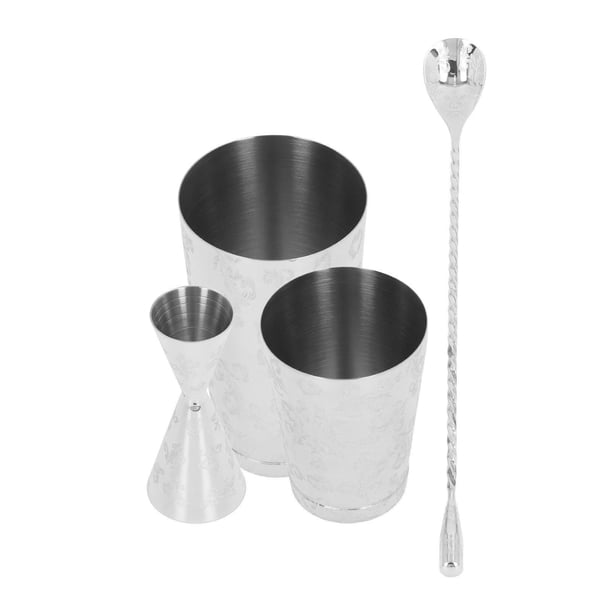 Boston Cocktail Shaker Set 304 Herramienta De Barra De Estampado De Acero Inoxidable Con Acero Inoxidable Con Colador Para Mezclar Martinis Y Cócteles