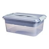 Pen + Gear Latchmate Plastic Storage Box, 14.5 qt, Gray