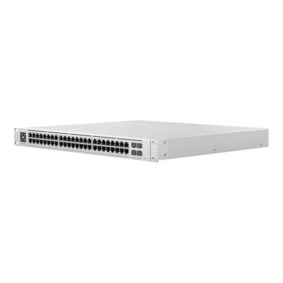 Ubiquiti UniFi Switch USW-Enterprise-48-PoE (PoE+) - Switch - L3 - managed - 48 x 100/1000/2.5G + 4 x 1 Gigabit / 10 Gigabit SFP+ (uplink) - Montable en Rack - PoE+ (720 W)