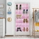 thumbnail image 2 of Organizador de zapatos sencillo para colocar sobre la puerta, 24 bolsillos, color rosa, 2 of 9