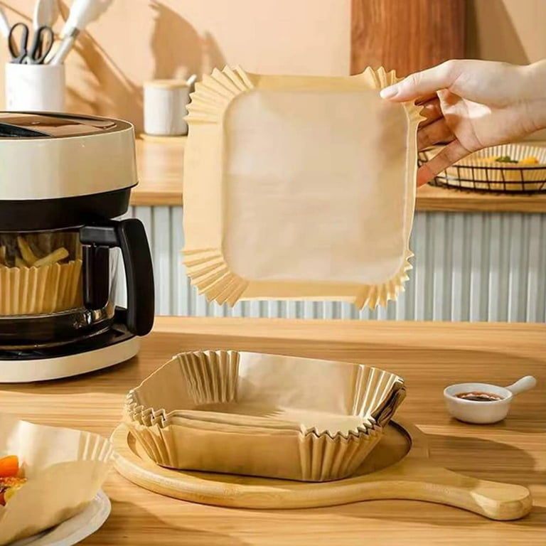 Air Fryer Baking Paper Square Food Disposable Paper Liner Kitchen