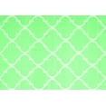 thumbnail image 1 of Ahgly Company Indoor Rectangle Trellis Emerald Green Modern Area Rugs, 7' x 9', 1 of 4
