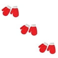 thumbnail image 3 of Manoplas Minnieouse para niños Calentadores de manos exteriores Rojo brillante, 3 of 6