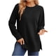 thumbnail image 3 of Chaqueta corta,Blusa de manga larga a cuadros para mujer, túnica holgada con cuello redondo, camisa informal de poliéster para uso diario, sopatenor, 3 of 9