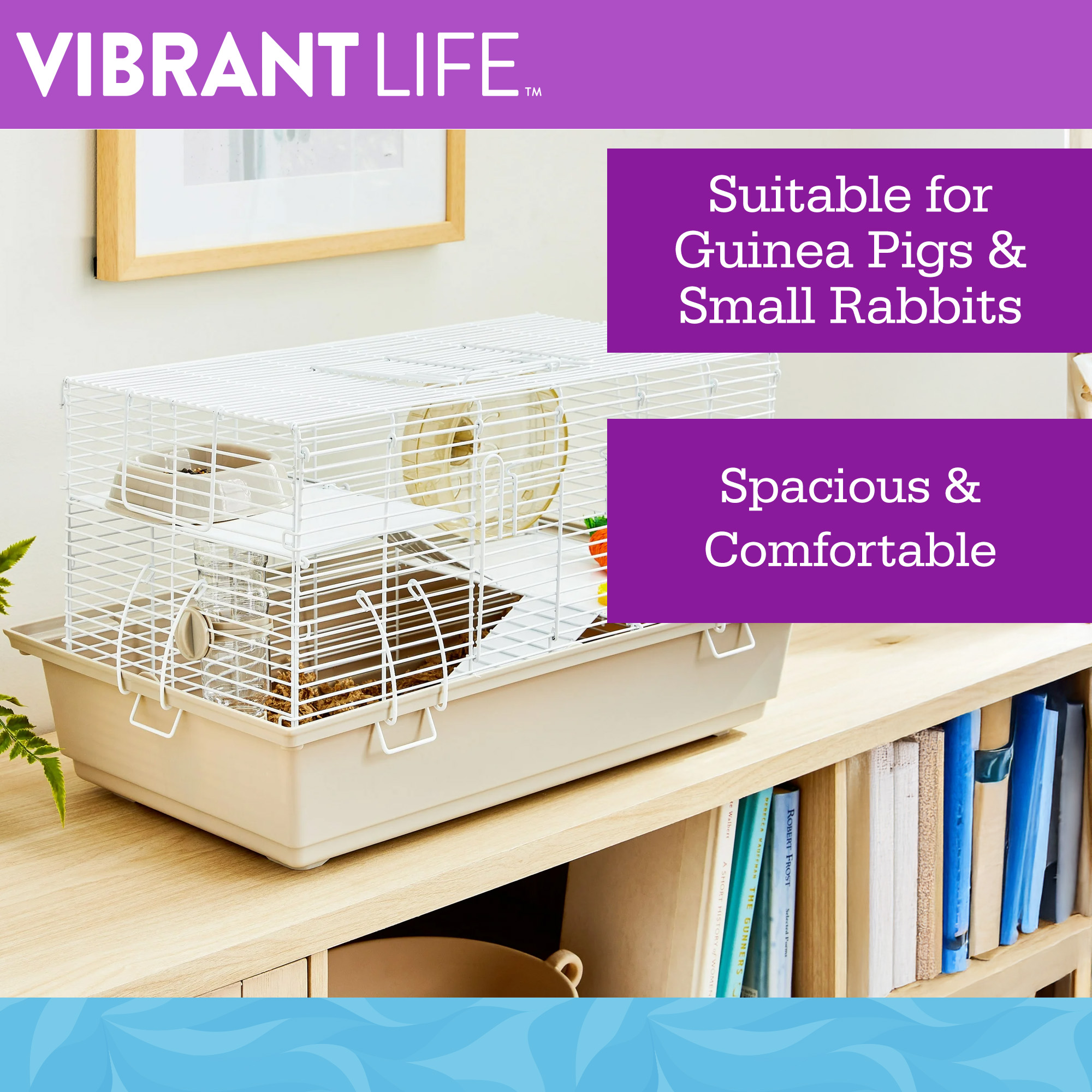 Vibrant Life Split-Level Hamster Habitat with Wheel & Accessories photo 3