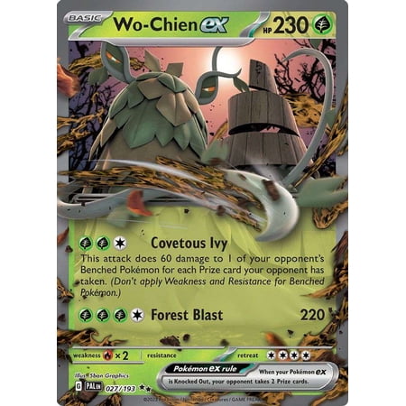 Pokemon Paldea Evolved Double Rare Wo-Chien ex #27