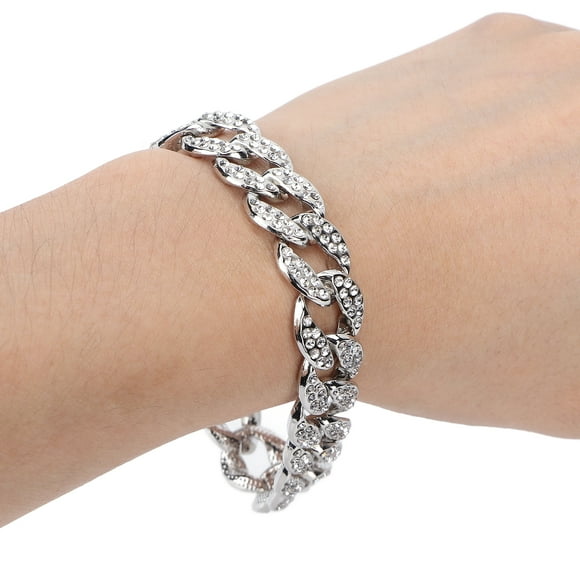 Fashionable Bracelet Hip Hop Cuban Link Chain Jewelry Accessory