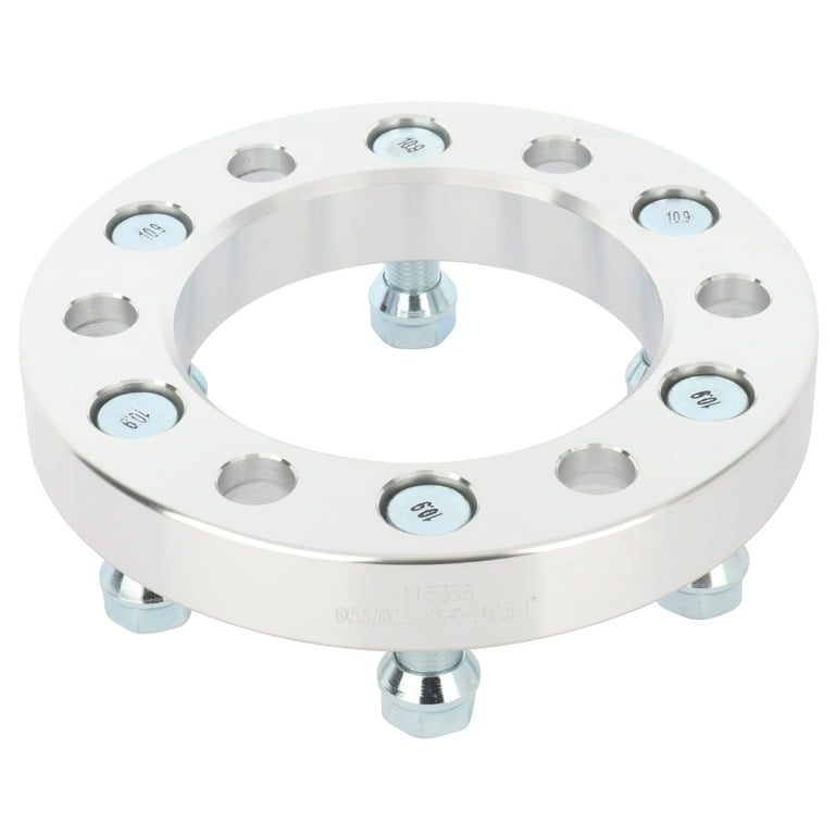 SCITOO 4X 1 Inch Wheel Spacers 6x5.5 to 6x5.5 (6x139.7) 14x1.5 6 Lug Wheel  Adapter Compatible with for Chevy Silverado 1500 HD Fits select: 2014 ,2016 