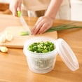 thumbnail image 3 of Fresh Storage Box Double Layer Food Organizing Container Keeping Hotel Restaurant Kitchen Refrigerator Organizing Container with Drain Basket, 3 of 7