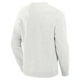 thumbnail image 3 of Men's Fanatics Heather Gray New York Islanders Banner Fleece Raglan Pullover Sweatshirt, 3 of 3