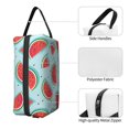 thumbnail image 3 of Goofa Watermelon Printed Toiletry Bag with Handle,Large Capacity Travel Makeup Cosmetic Bag for Women, Carry on Airport Airline Compliant Bag, 3 of 9