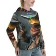 thumbnail image 6 of Haiem Western Cowboy Duck for Women's Fashion Hoodies & Sweatshirts with Kangaroo Pocket,Hooded Sweatshirt with Eye-catching Drawstrings-XX-Large, 6 of 7