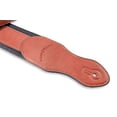 thumbnail image 5 of Walker & Williams G-48 Chestnut Brown Guitar Strap with Padded Glove Leather Back, 5 of 5