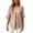 Khaki, variant on cocolona Womens Half Sleeve Tops Pleated Elegant Tunic Shirts Dressy Casual Solid Color Blouses