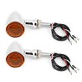 thumbnail image 4 of FLAMEEN LED Turn Light,Steering Lamp,Vintage Motorcycle LED Turn Light Indicator Lamp Yellow Lens Fits For, 4 of 8