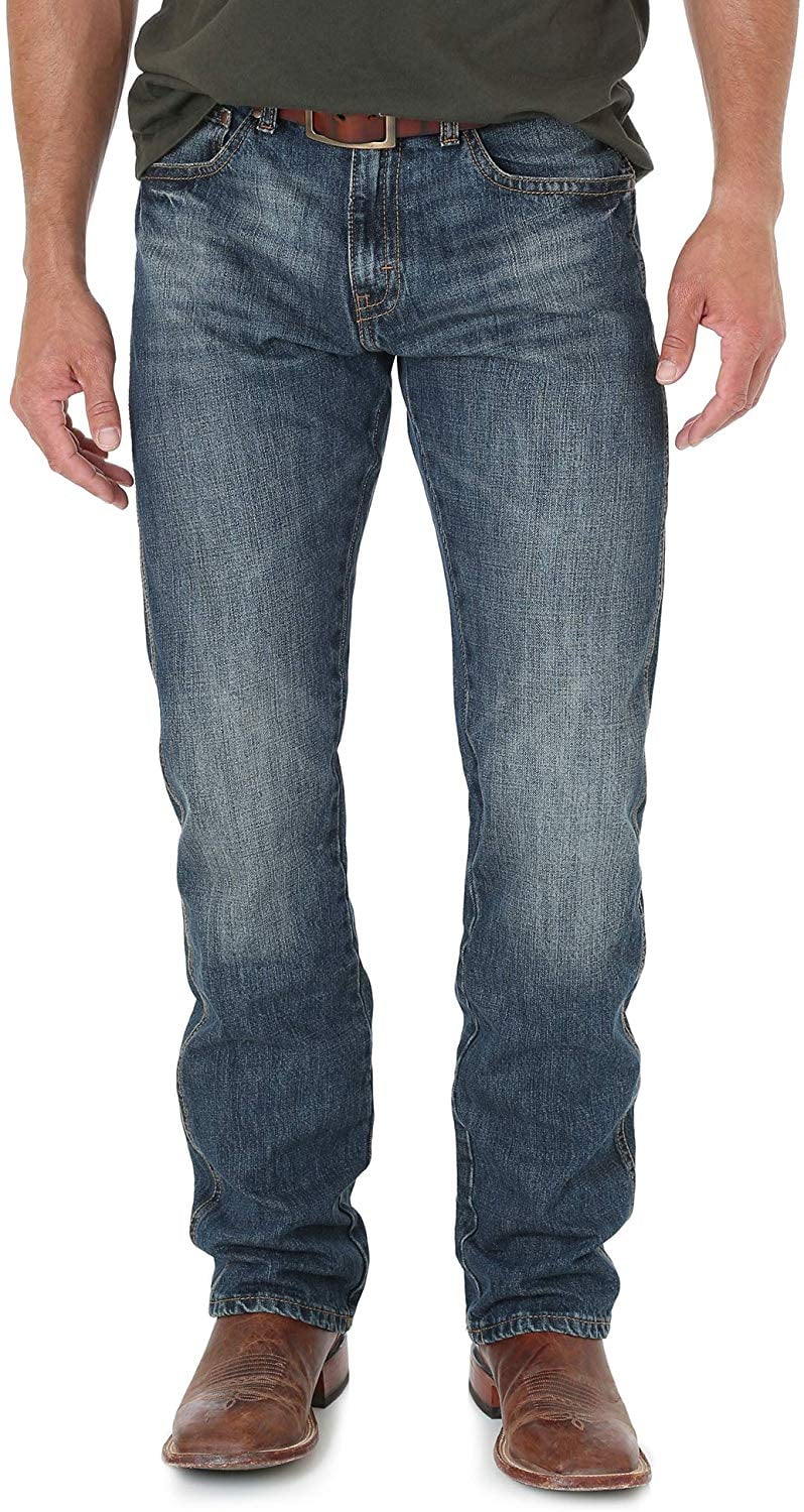 wrangler men's retro slim fit straight leg jeans