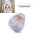 thumbnail image 3 of Peluca De Muñeca, Peluca De Muñeca 1/6 Peluca De Muñeca Articulada Esférica Peluca De Muñeca Suave, Larga Y Recta Con Flequillo Pelucas De Repuesto De Cabello De Seda De Alta, 3 of 7