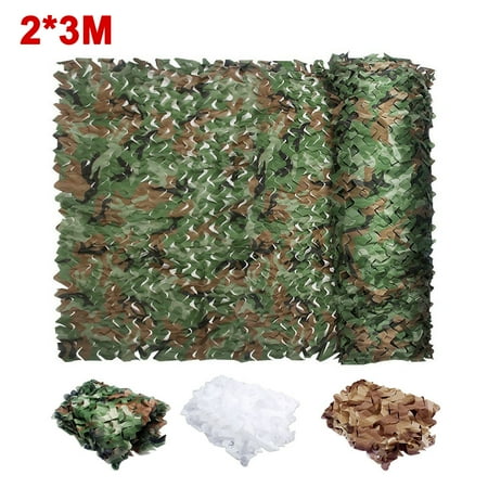 SPRING PARK 2x3m Woodland Camo Netting Camouflage Net for Camping Hunting Blinds Shooting Military Decoration Sunshade
