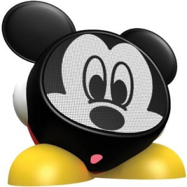 Disney Mickey Mouse and Friends Wireless Bluetooth Speaker- Splashproof  Rechargeable Wireless Speaker With 3 Hours Playtime/SD Slot/FM Radio-  Mickey