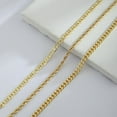 thumbnail image 5 of Gold Anklets for Women Waterproof 14k Gold Plated Cuban Link Anklets Non Tarnish Rope Herringbone Ankle Chain Summer Beach Jewelry Gifts for Women, 5 of 6