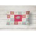 thumbnail image 2 of Carolines Treasures CK5485PW1216 Dwarf Gourami Love Canvas Fabric Decorative Pillow, Red, 12H x16W, multicolor, 2 of 3