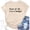 C-Beige511, variant on DHFJKG Women Letter Graphic Tee Casual Short Sleeve T Shirt Crew Neck Loose Fit Summer Top Daily Wear Versatile Tops