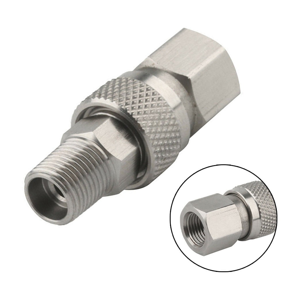 Paintball PCP 8mm Quick Release Disconnect Coupler 1/8NPT Fitting Female Gold 