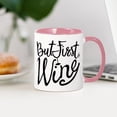 thumbnail image 3 of CafePress - But First Wine - 11 oz Ceramic Mug - Novelty Coffee Tea Cup, 3 of 4