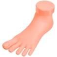 thumbnail image 1 of SHISUYAN Pink Rubber Foot Model for Nail Art Use Durable Lightweight Design 6744639, 1 of 8