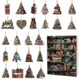 thumbnail image 1 of christmas tree Multi-color Christmas Advent Calendar Christmas Tree Pendant Tree Pendant Bookshelf Pendant, 1 of 5
