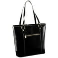 thumbnail image 3 of McKlein CRISTINA, Ladies' Tote with Tablet Pocket, Top Grain Cowhide Leather, Black (97545), 3 of 4