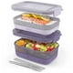 thumbnail image 1 of Lonchera Bento Box para almacenamiento de alimentos Ello Wisteria, paquete de 2, 1 of 6