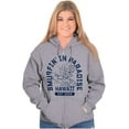 thumbnail image 3 of Hawaii HI Surfer Beach Waves Smurfs Zip Up Hoodie Men's Women's Brisco Brands S, 3 of 5