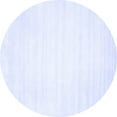 thumbnail image 1 of Ahgly Company Indoor Round Solid Blue Modern Area Rugs, 5' Round, 1 of 4