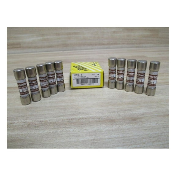 KTK-5 Limitron KTK5 Fuse 5 Amp (Pack of 10)