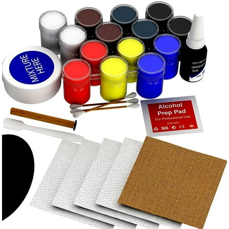 The Official Leather Repair Tool Kit 25 Piece Set Liquid Mixture