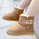 thumbnail image 4 of Zapatos de algodón acolchados de terciopelo para niños y niñas, botas de nieve de piel para bebés, botas antideslizantes de fondo suave para otoño e invierno, 4 of 6