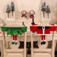 thumbnail image 4 of Festive Chair Back Cover Christmas Chair Cover Dustproof Chair Slipcover Home Kitchen Dining Chair Protector, 4 of 7