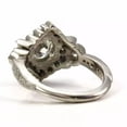 thumbnail image 2 of Celestial Moon And Star Engagement Ring 2.3 Ct Diamond 14K White Gold Over, 2 of 2