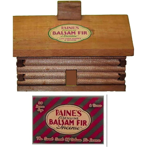 Paine Products Large Cabin Burner and 50 Balsam Fir Incense Logs Set