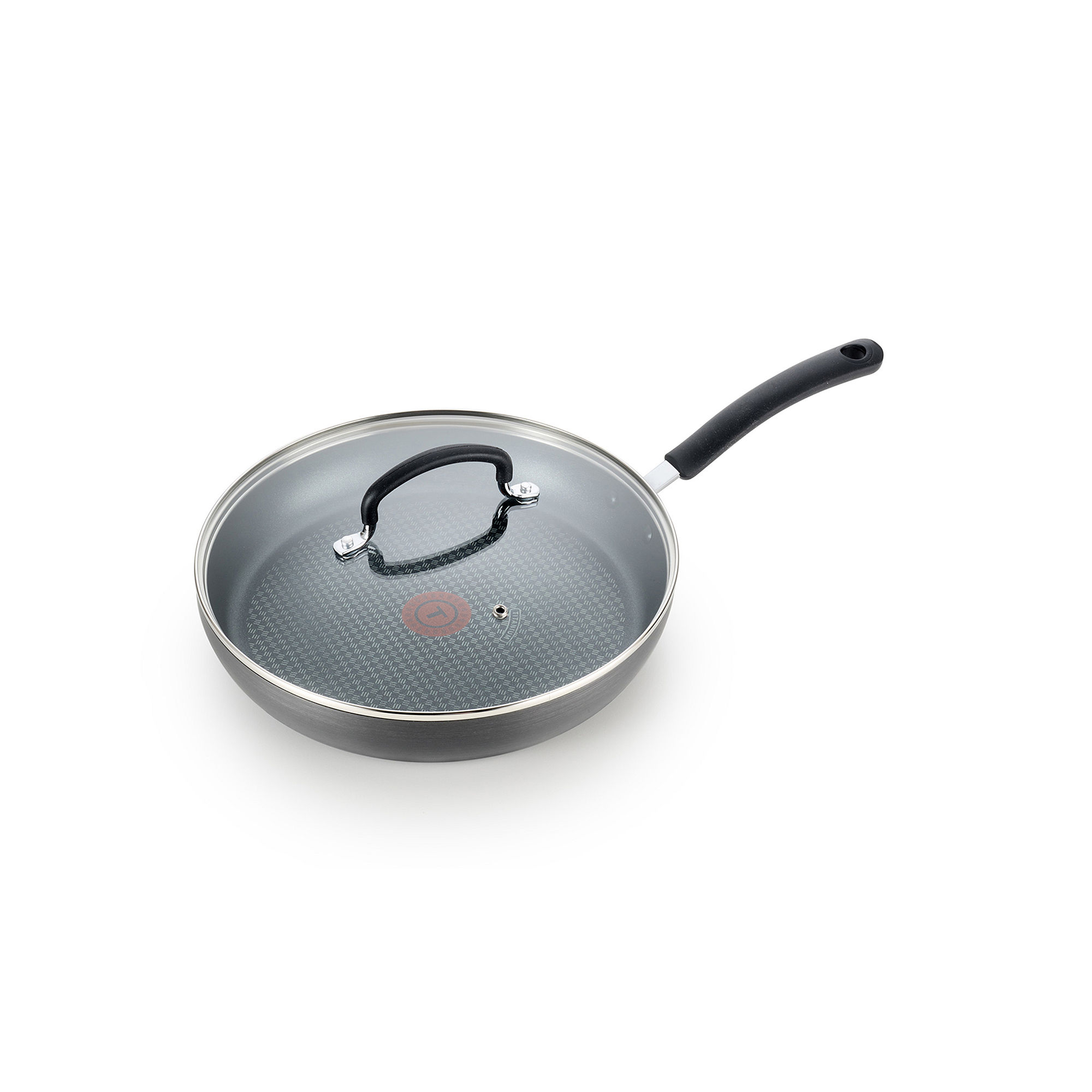 T-fal Ultimate Hard Anodized Non-Stick Cookware, 10 inch Deep Fry Pan, Black - image 4 of 6