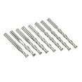 thumbnail image 4 of Flat End Mill 6mm Shank 2 Flute Spiral Milling Cutter CNC Router Bit Wood Engrav 6*6*52*80, 4 of 9