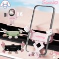 thumbnail image 2 of Sanrio-Soporte de teléfono para coche Hello Kitty, Kawaii My Melody Kuromi, salida de aire, gravedad, compatible con teléfonos Samsung, iPhone 13, 12 xuanjing  unisex, 2 of 2