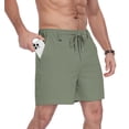thumbnail image 6 of QDG Men's 7'' Casual Classic Shorts Adjustable Drawstring Waist Comfortable Fit for Daily Wear, 6 of 8