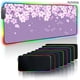 thumbnail image 3 of Sakura-alfombrilla grande para ratón, color rosa, RGB, retroiluminada, alfombrilla de ratón para gamers, accesorios para juegos, almohadillas para teclado, alfombrilla de escritorio de velocidad XXL 9, 3 of 5