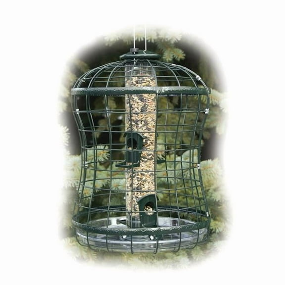 Audubon Series Caged Seed Tube Feeder