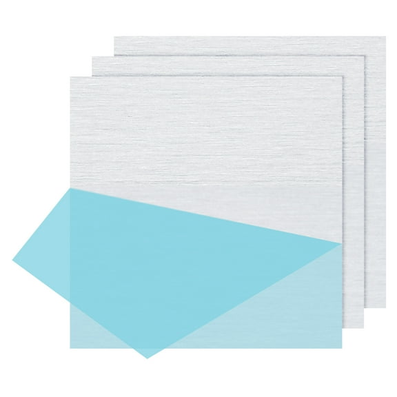 Uxcell 6061 T651 Aluminum Sheet Metal 6 Inch x 2mm 2Pcs Flat Plain Aluminum Plate Covered Stock