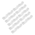 thumbnail image 1 of 20Pcs Self Stick Wire Cable Cord Clips Clamp Table Wall Tidy Organizer Holder for Home Network, 1 of 8