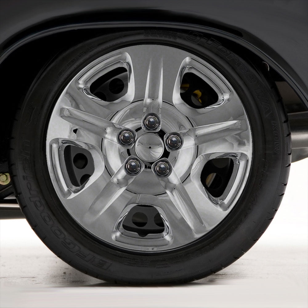 Set of Four 16" Chrome Hubcap Wheel Covers for 20132016 Dodge Dart (Bolton)