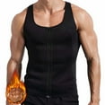thumbnail image 1 of Men Sauna Sweat Zipper Waist Trainer Vest Corsets Adjustable Workout Body Shaper, 1 of 6